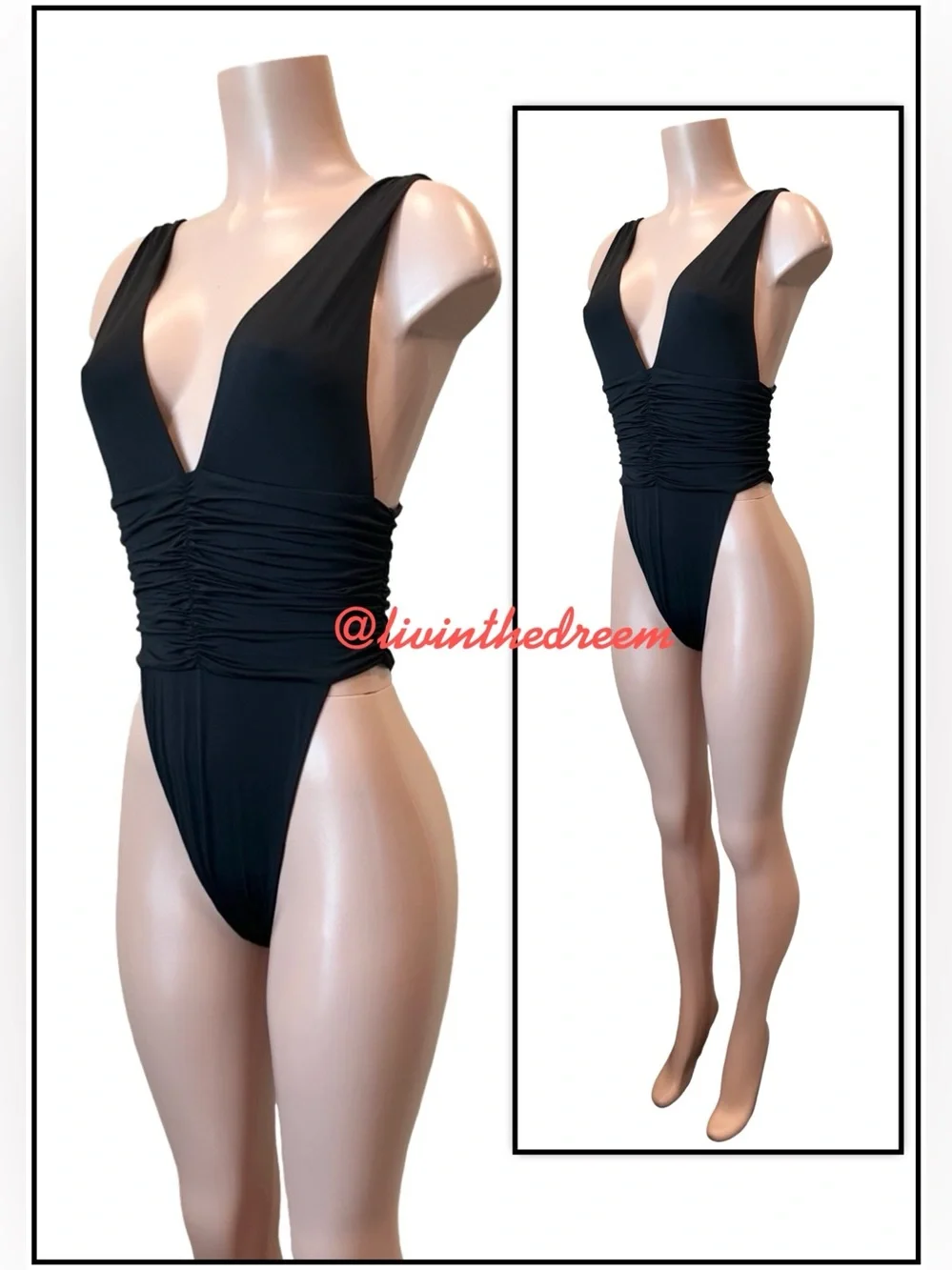 RIOT Echo One Piece Minimal - Black SZ L